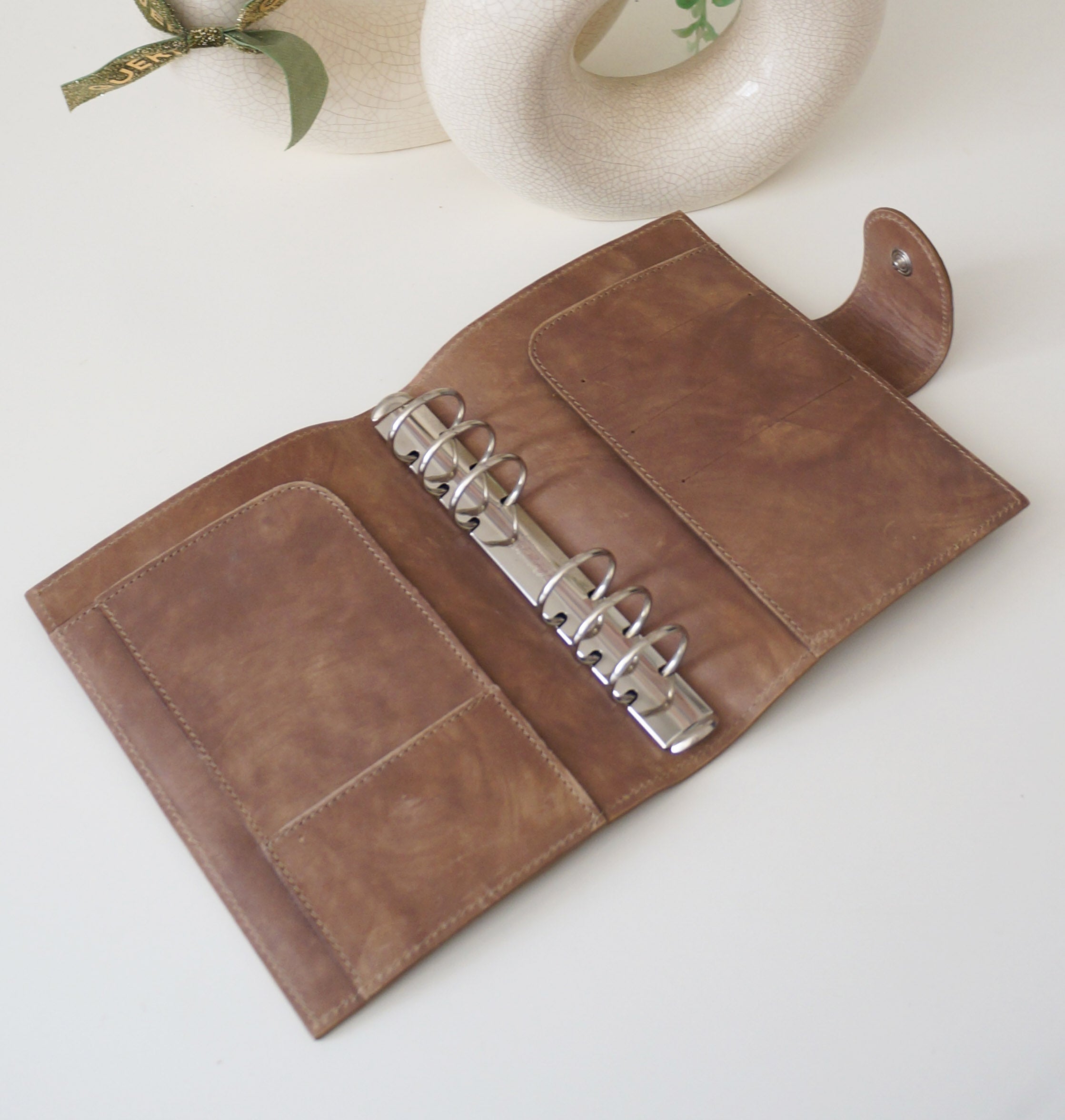 Personal Ring Binder - Almond/Spiced Cider MISFIT