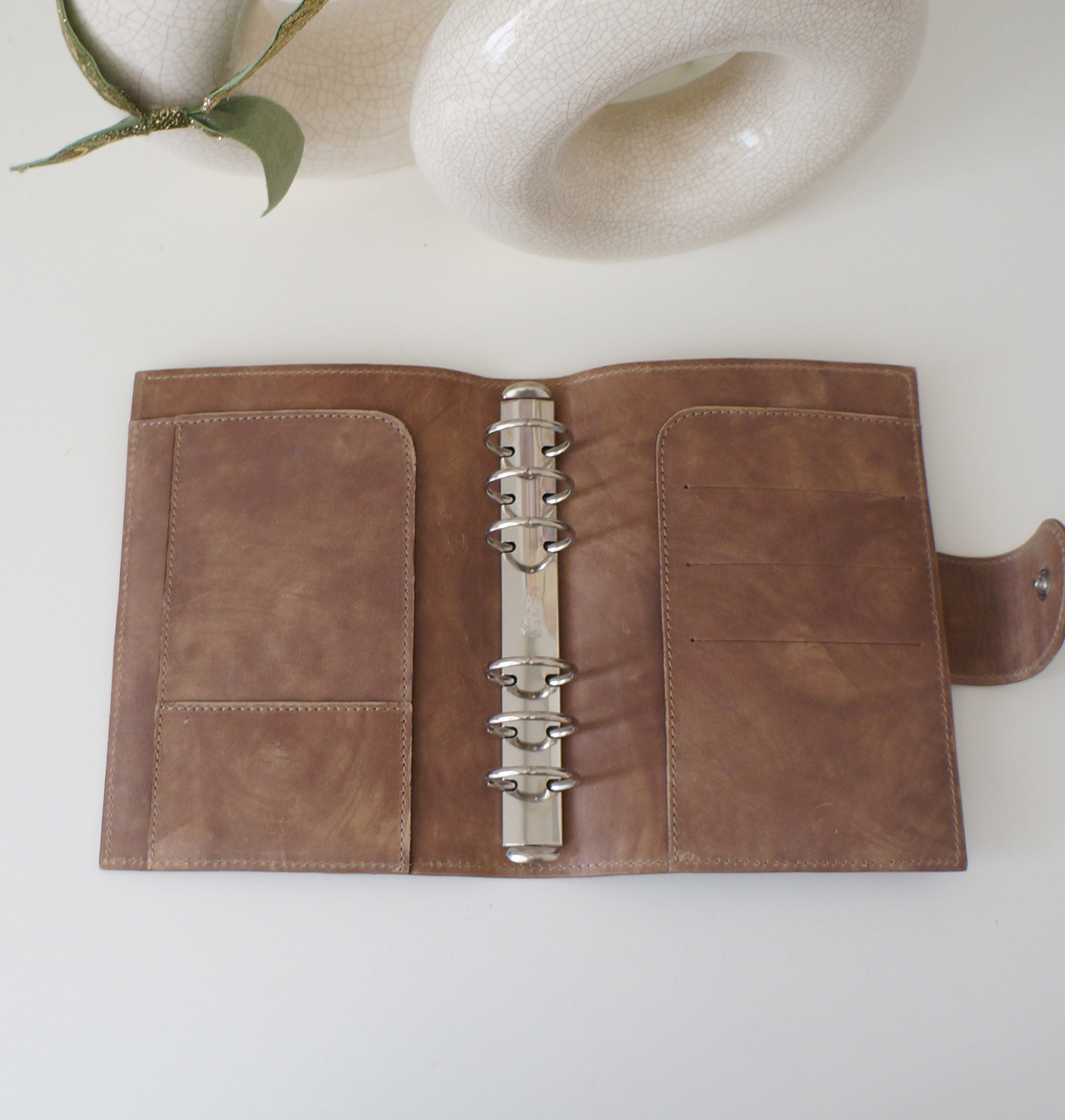 Personal Ring Binder - Almond/Spiced Cider MISFIT