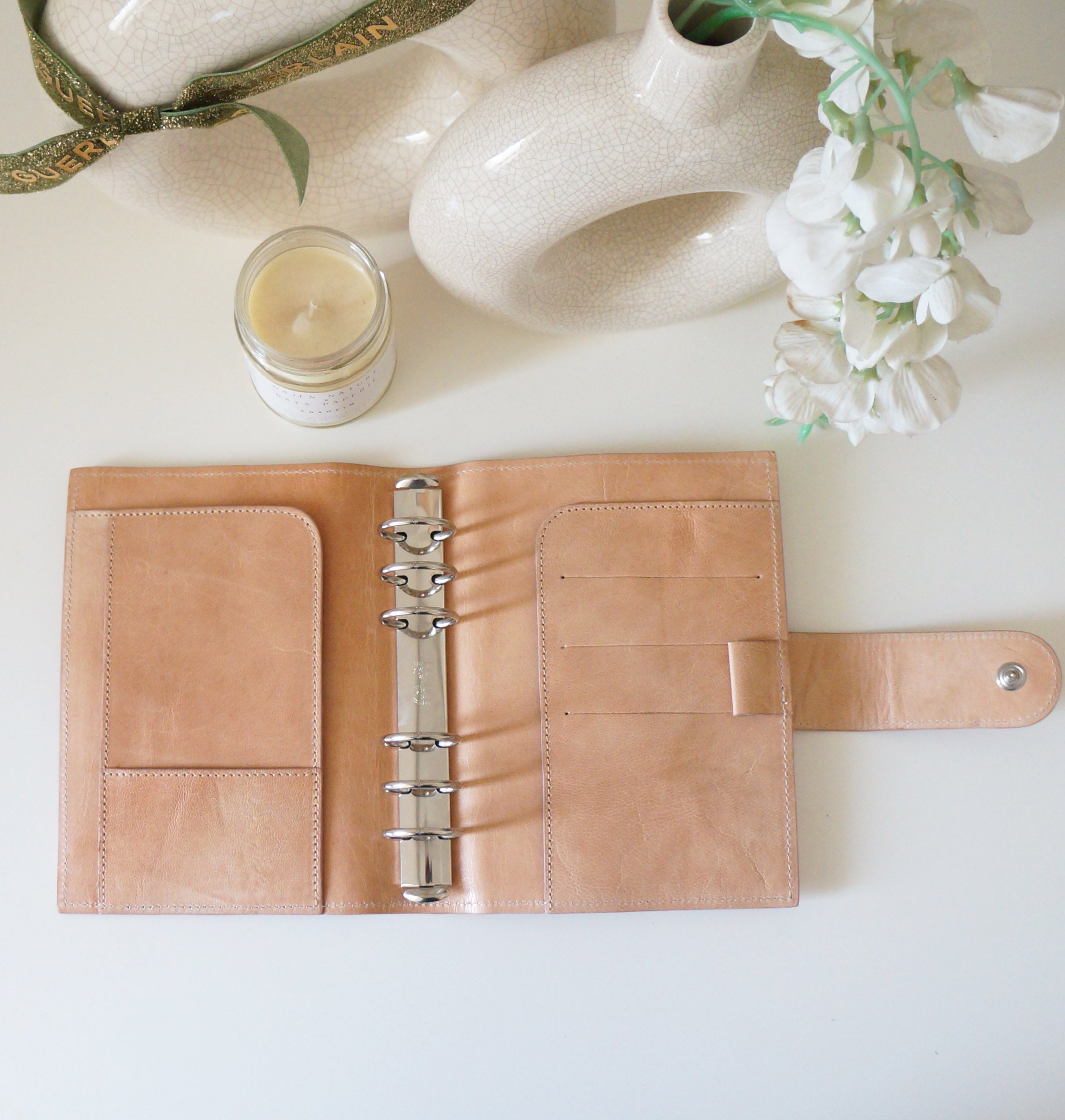 Personal Ring Binder - Undyed Sheep