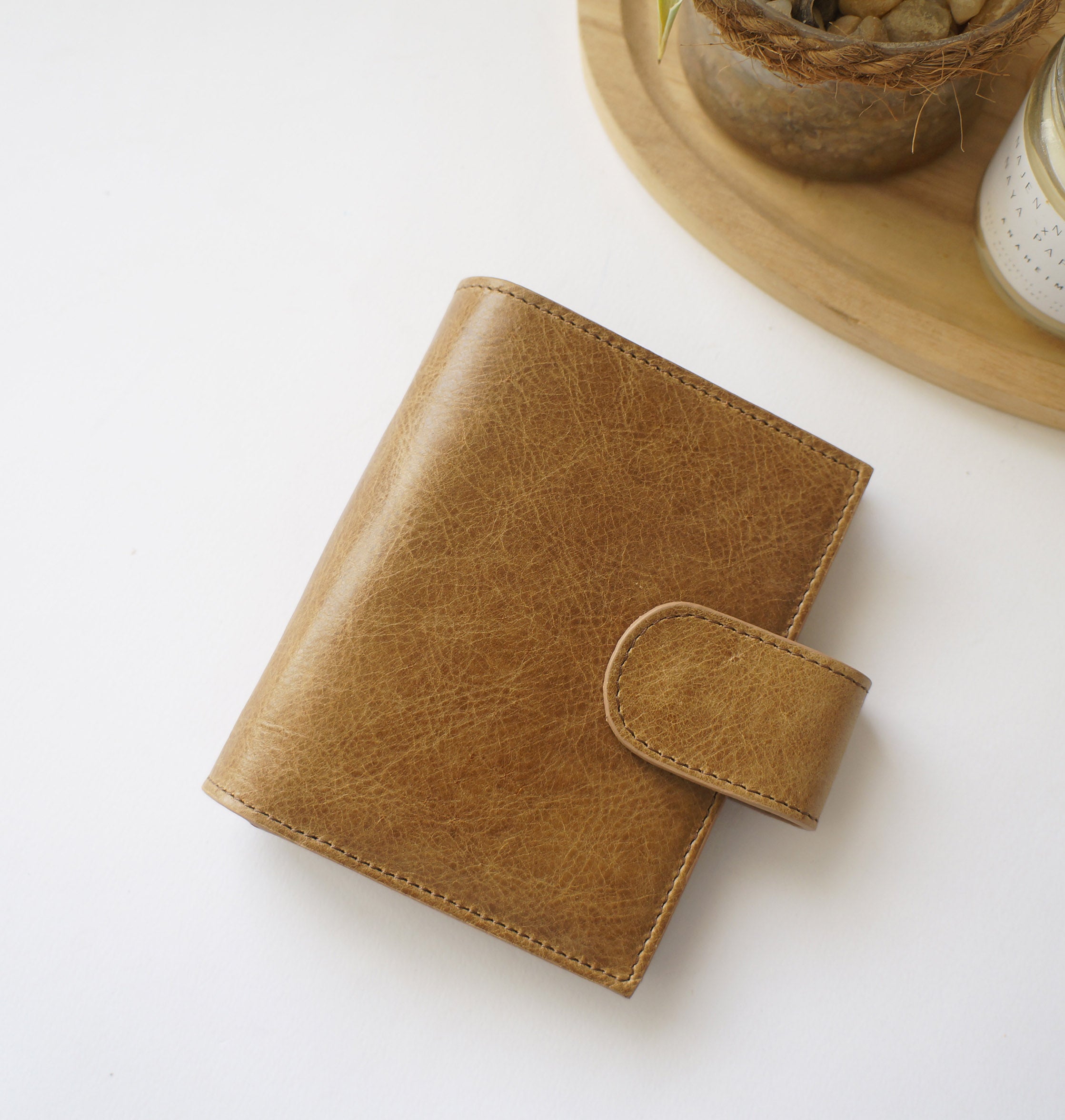 Pocket Ring Binder - Almond