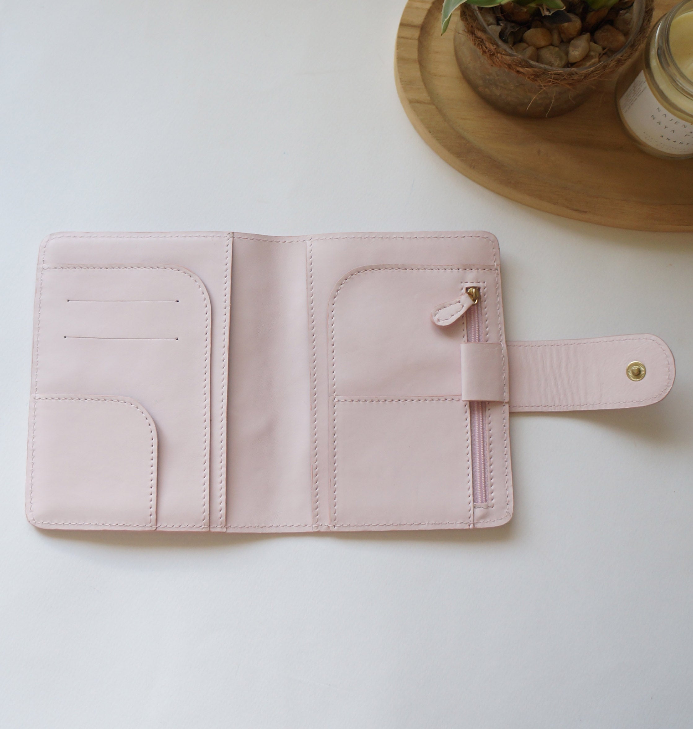 Pocket Journal Cover Clear Front - Milkshake Goat