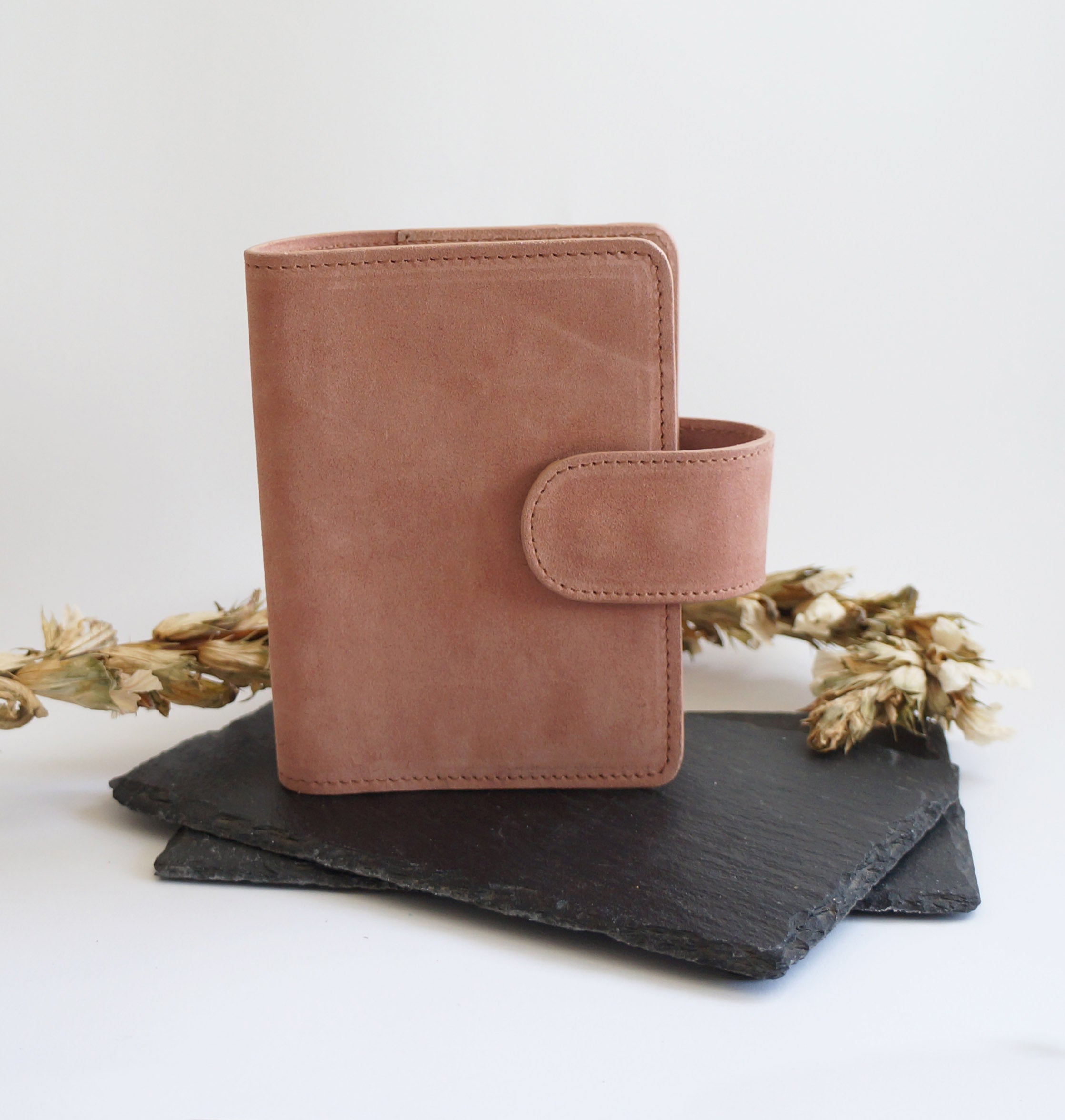 Pocket Journal Cover - Suede Wild Rose