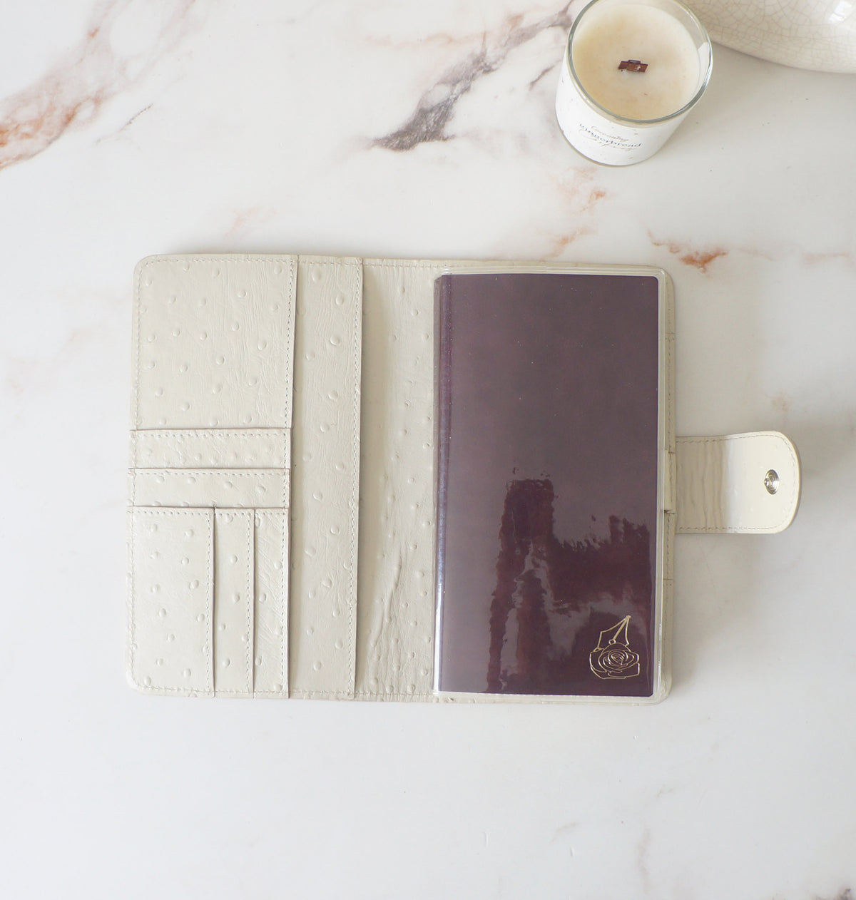 Standard TN Cover – Cream Ostrich