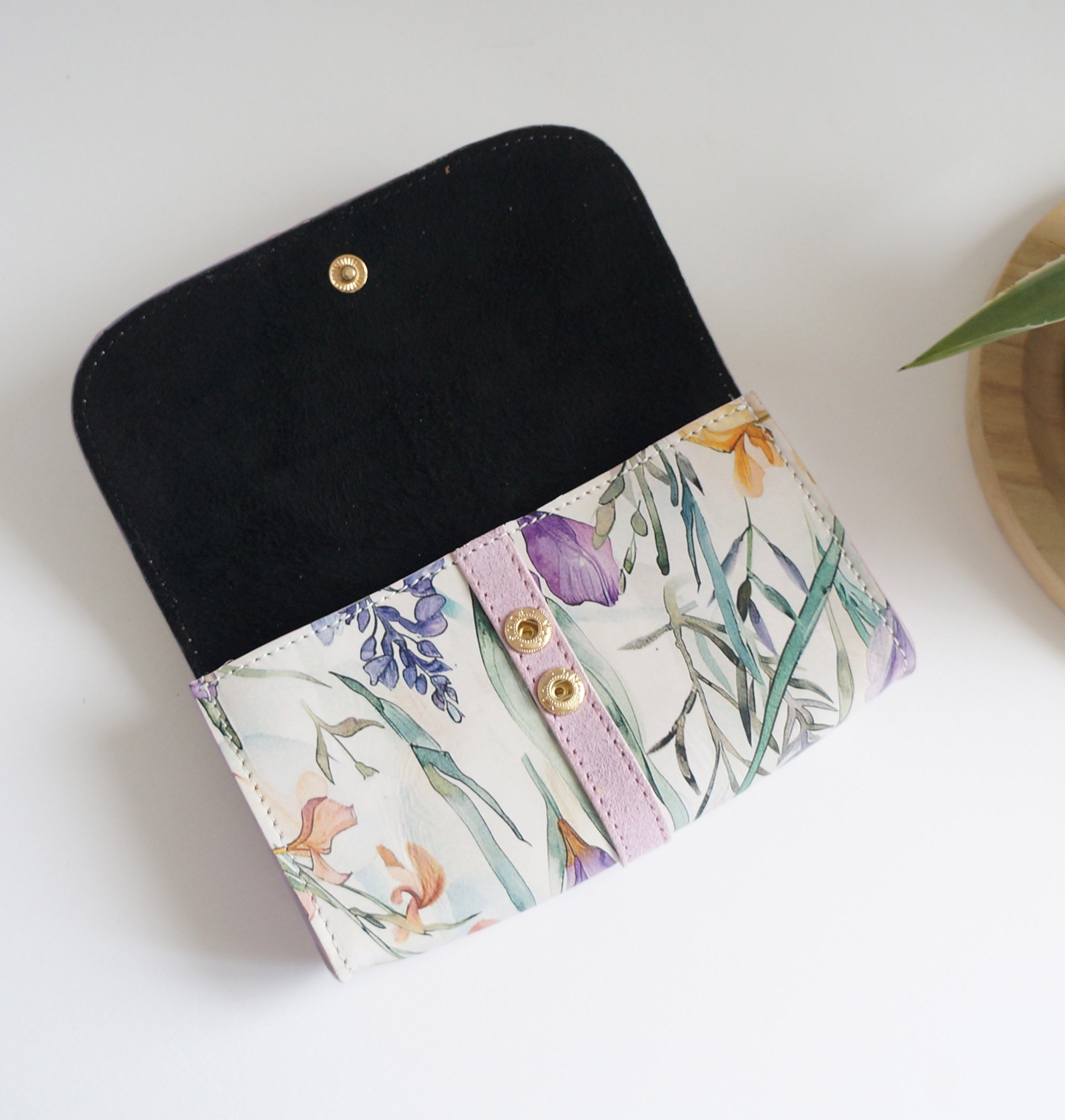 Sunglasses pouch/Micro bag - Wild Flower/Suede Candy