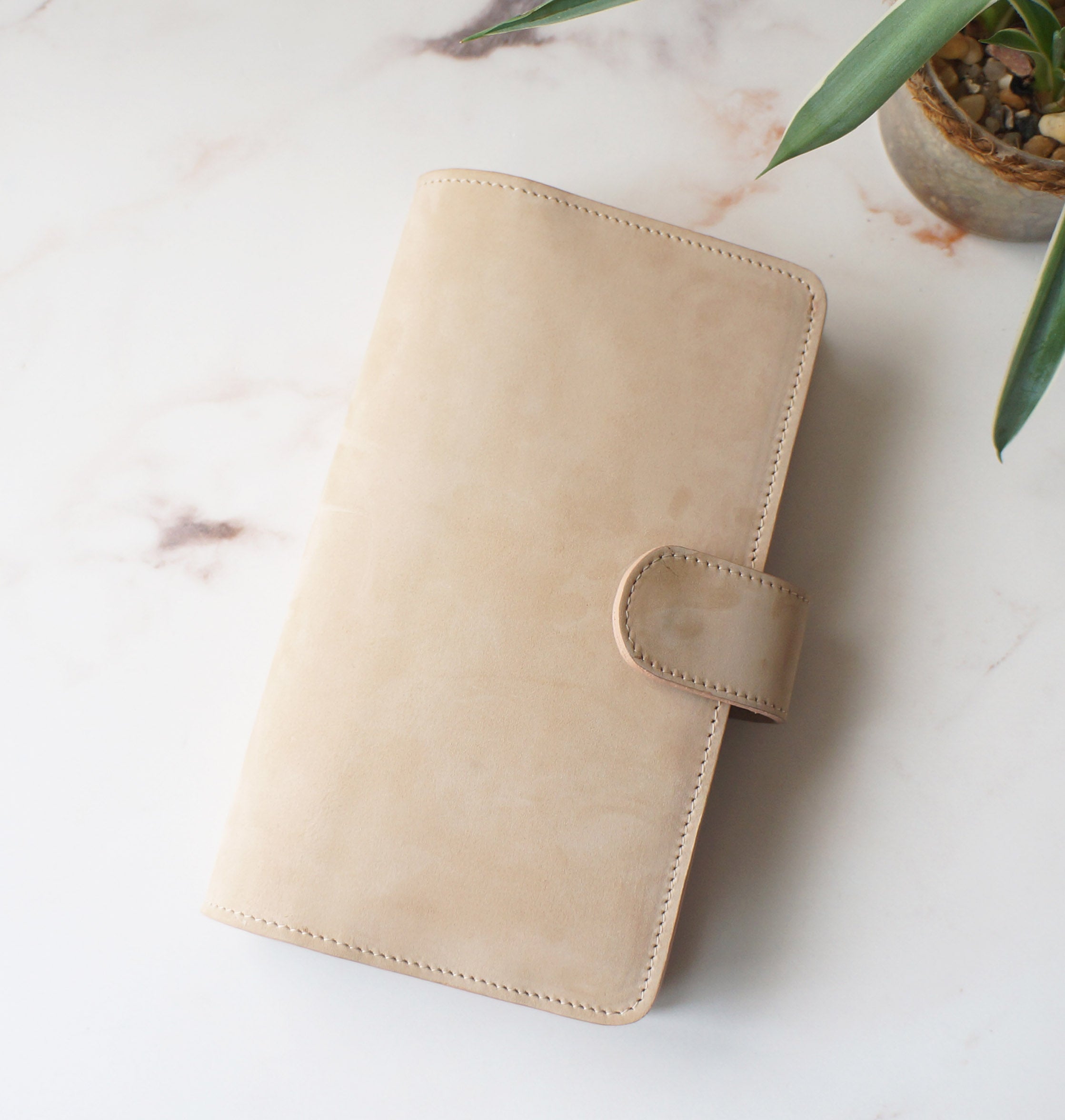 Standard Italian Nubuck Leather Journal Cover - Velvet Cotton Edition/ FREE SHIPPING