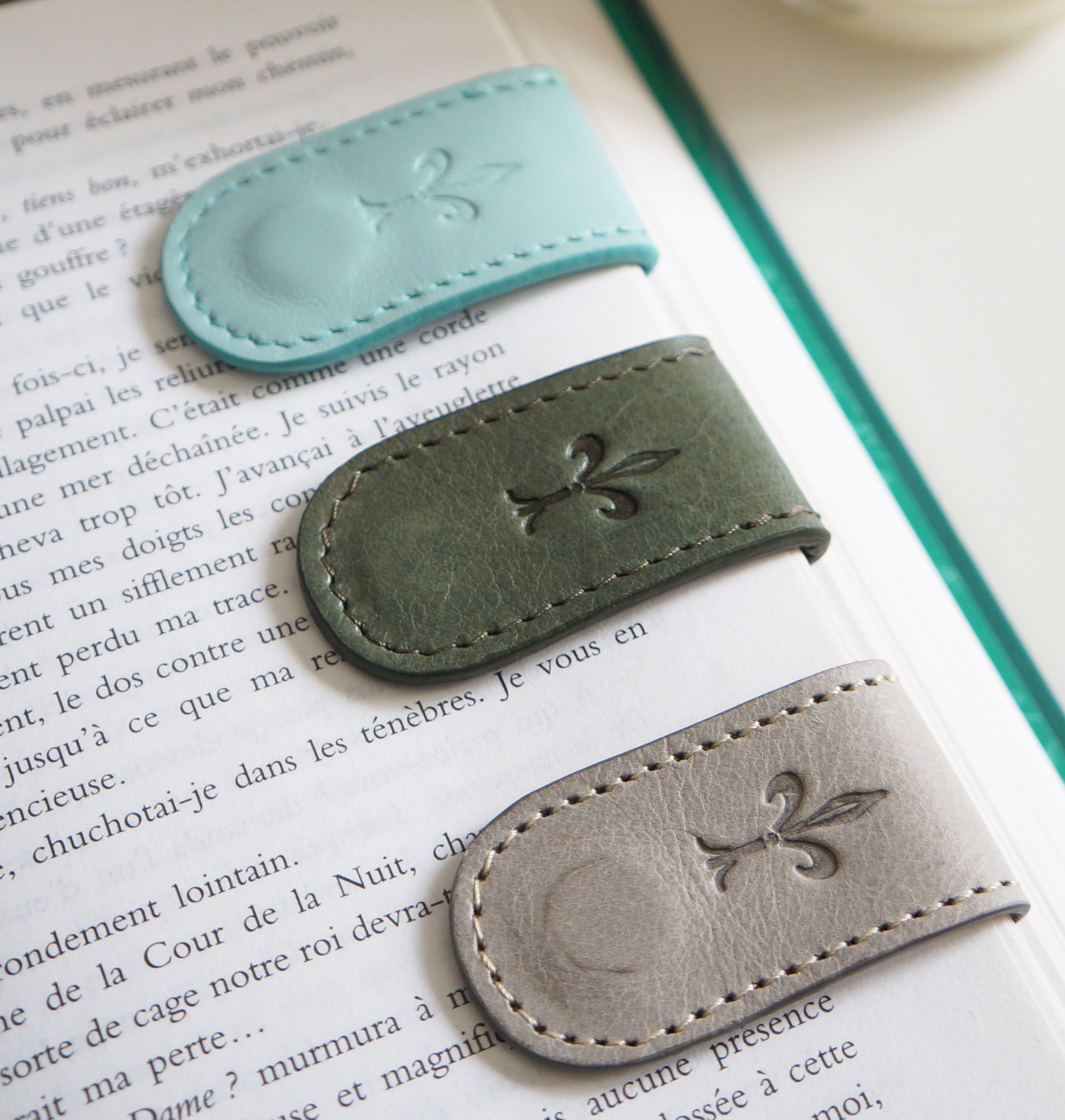 Magnetic Bookmarks - Blue & Green Tones