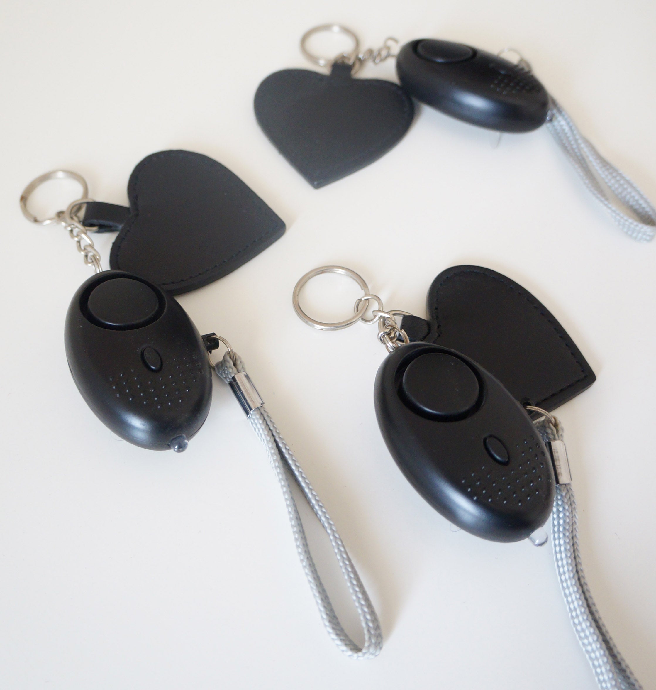 Heart Key Ring with Alarm