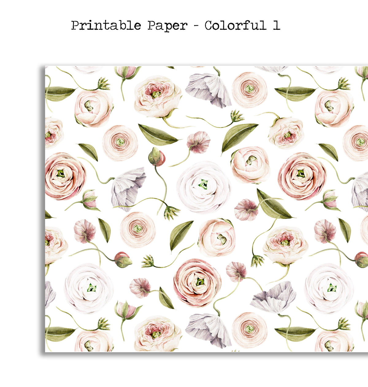 Colorful 1 Printable Paper