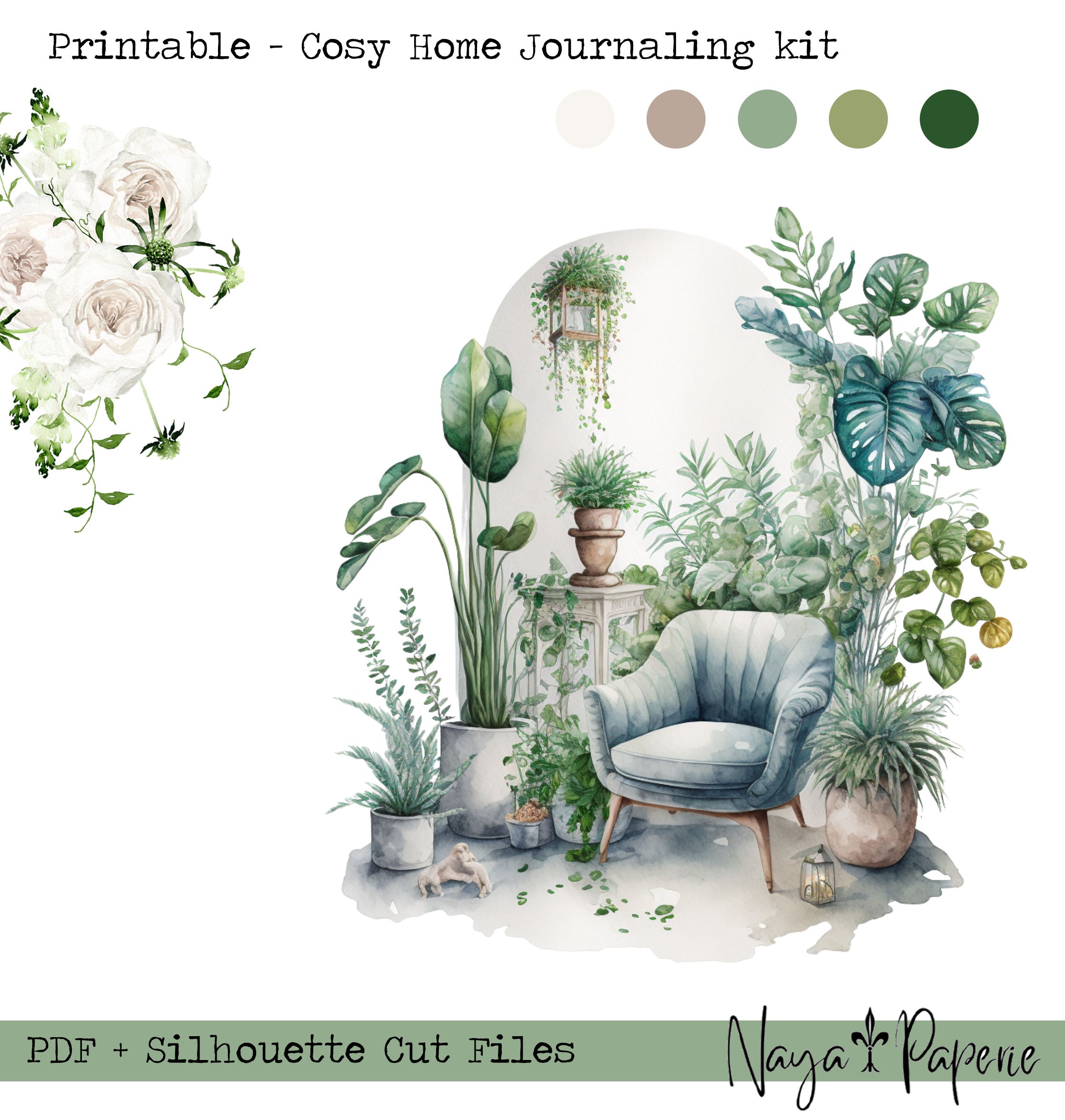Cosy Home - Printable Journaling Kit
