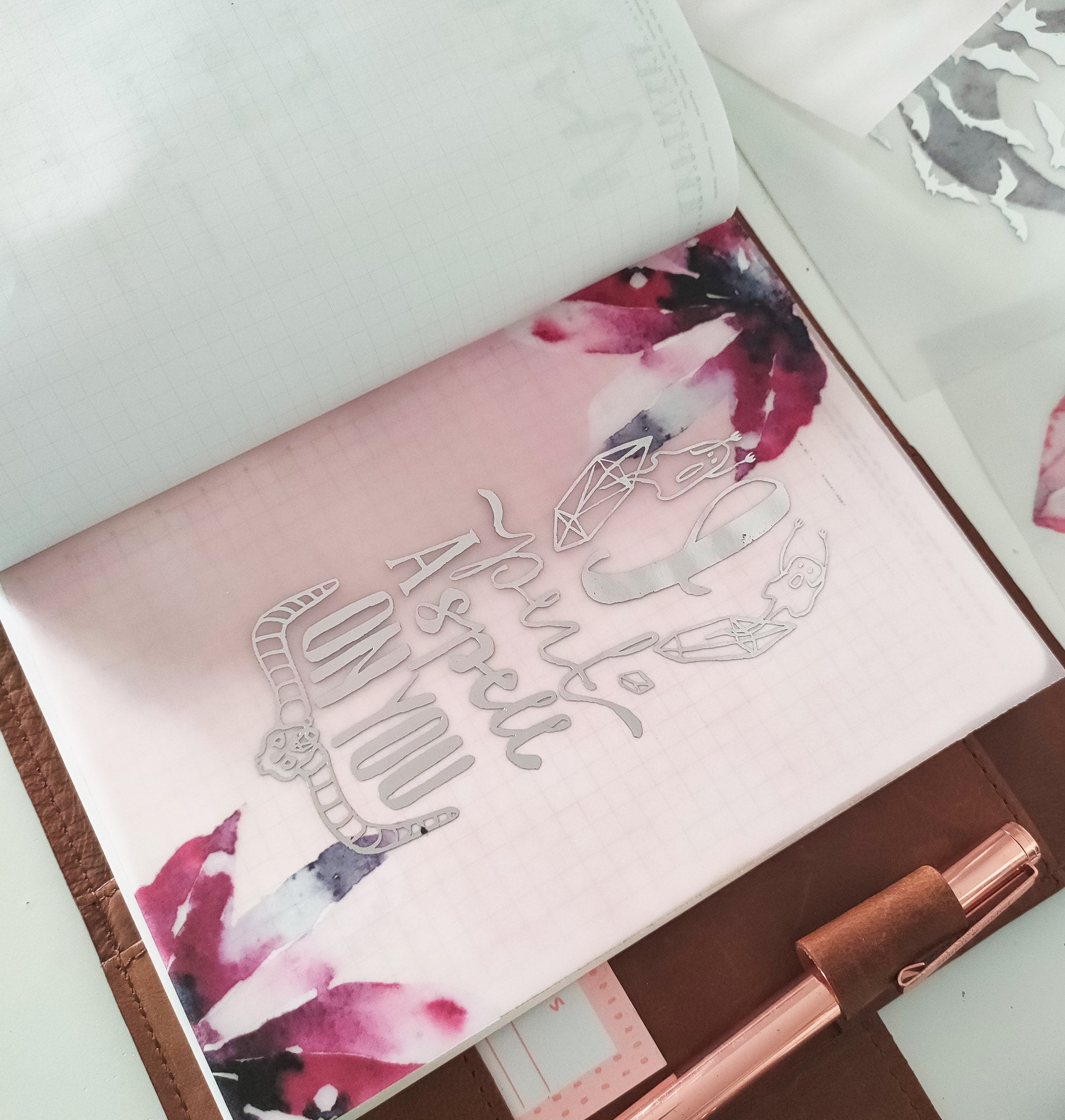 Vellum Foiled "Magic Little Things" Planner Dashboard - Naya Paperie