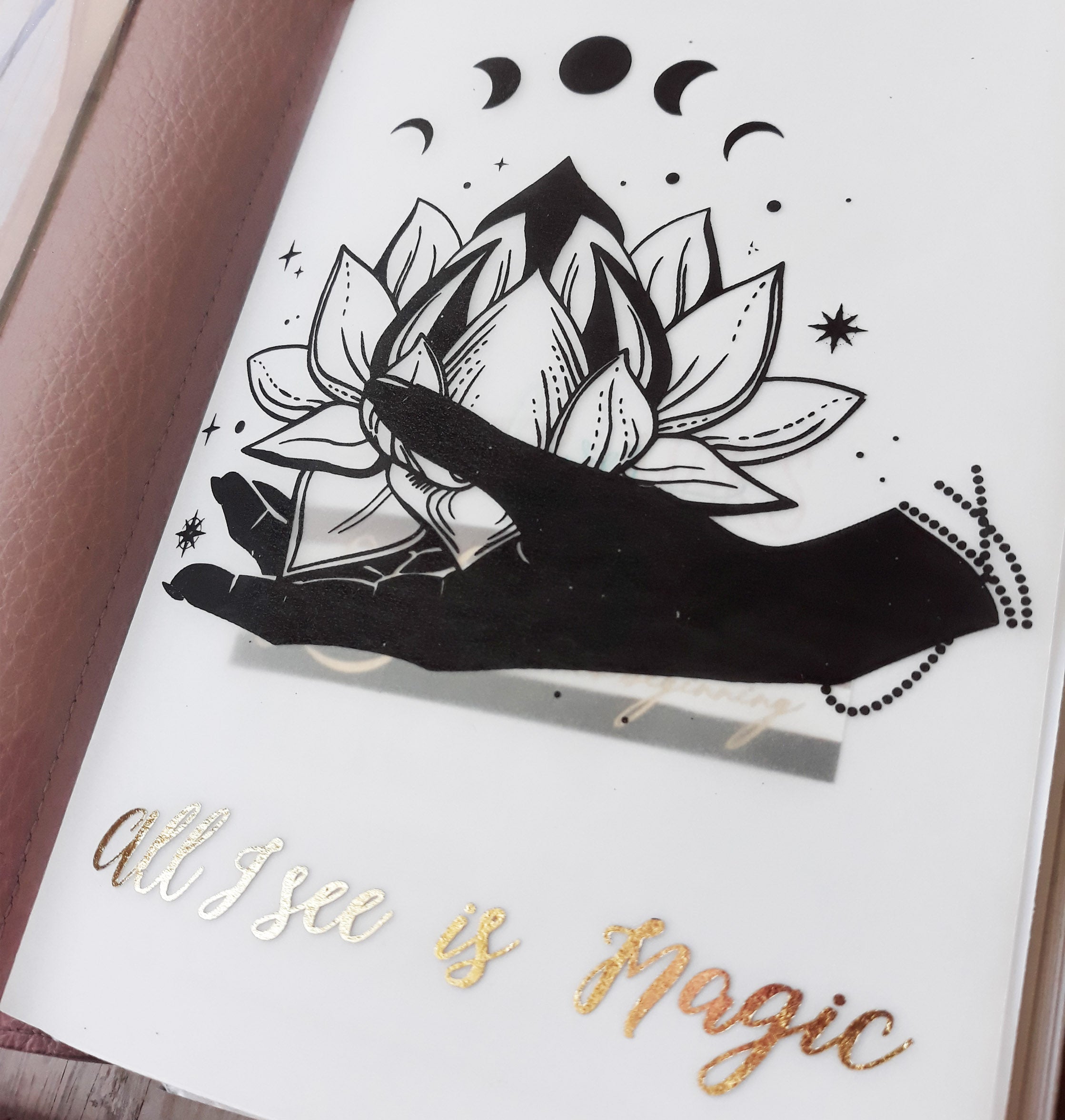 Vellum Foiled "Lotus Magic" Dashboard - Naya Paperie